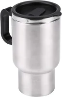 Heated Travel Mug,  Tea Kettle,   Mug, 12V 450ml  In  Stainless Steel Travel Heating Cup Coffee Tea  Cup Mug Travel  Kettle for 2