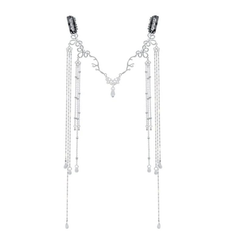 Accessorio Per Capelli Abbigliamento Cinese Han Con Dropship Tassl Waterdrop In Cristallo Vintage