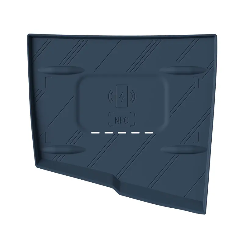 Silicone Anti-Slip Wireless Charging Pad for Central Control - Car Accessory