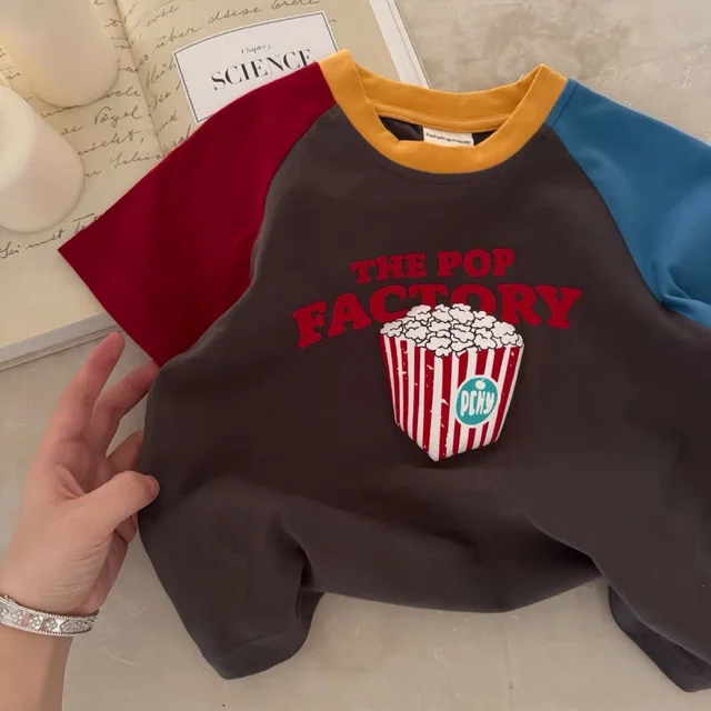 2025 été enfants T-Shirt vêtements bébé mode imprimé à manches courtes T-Shirts hauts enfants garçons filles col rond Patchwork T-Shirts 1