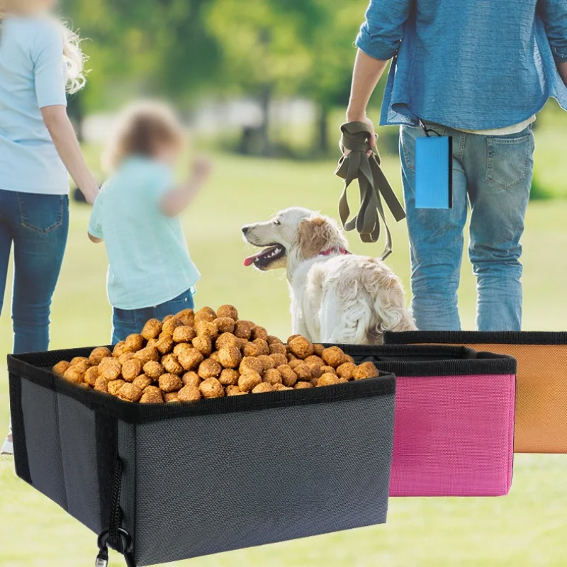 

High Capacity Pet Folding Bowl Can Accommodate Cat and Dog Bowl Pet Outdoor Portable Dog Food Bowl Dog Food Pots Pet Supplies