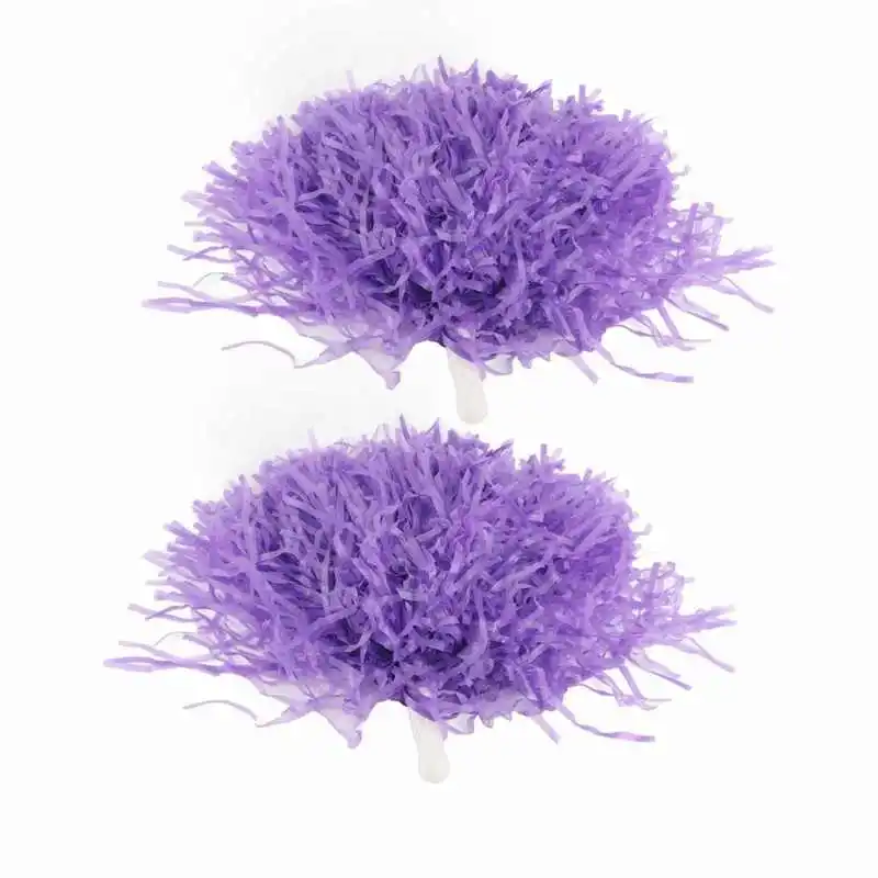 Pompoms 2pcs 8 Colors Cheering Pom Ball Cheerleader Pom Poms Squad Cheer Sports Party Dance Club Sport Supply Cheerleading Pom Poms Cheerleading Ball