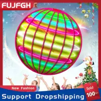 Fly Nova Pro Flying Ball Gyro Boomerang Magic Rotating Toy Hand Control Drone 360° Rotating Mini UFO With Lights Gift For Kids 1