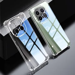 EUCAGR Transparent TPU Shockproof Phone Case - Clear Back Cover Shell for VIVO iQOO 15 (Clear)