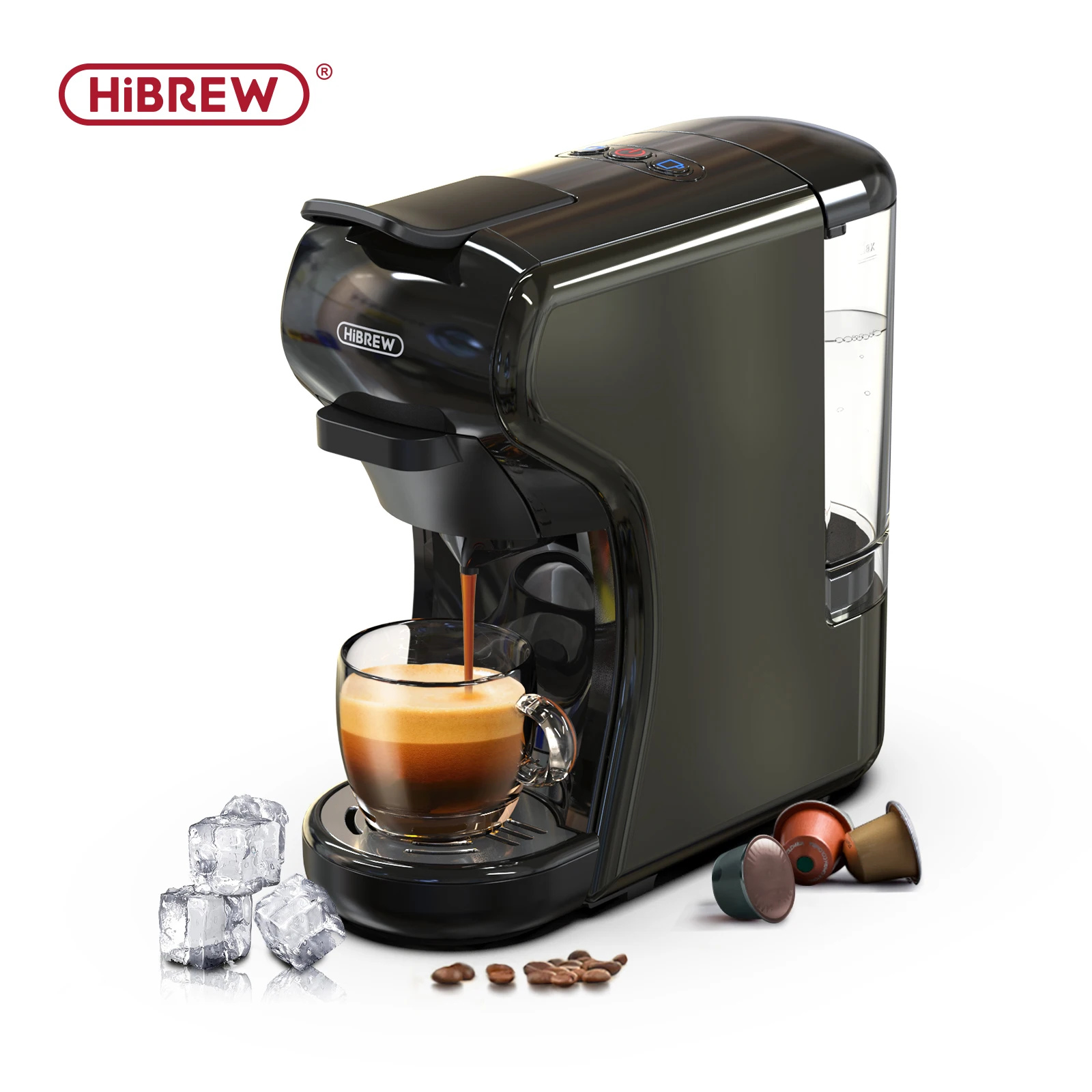 Nespresso Grain Coffee Machine Dolce Gusto Espresso Makers Rechargeable Capsules Machinne Portable Maker Electric Shop Machines hibrew h4 portable 3 in 1 espresso maker compatible with nespresso dolce gusto and ground coffee