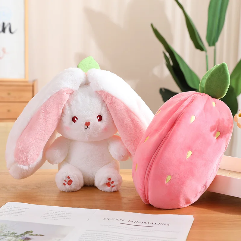 Jouets en peluche lapin mignon Harvey Of Rabbits, animal en peluche Kawaii,  peluche bébé, oreiller câlin doux, cadeaux pour Ki - AliExpress