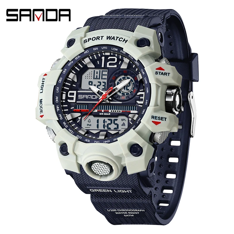 SANDA G Style Waterproof Digital Sport Watch