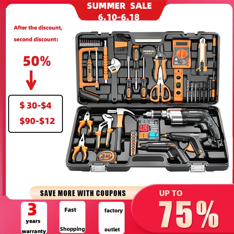 Tools Professional Electrician Complete Kit Professional Tool Kit Box