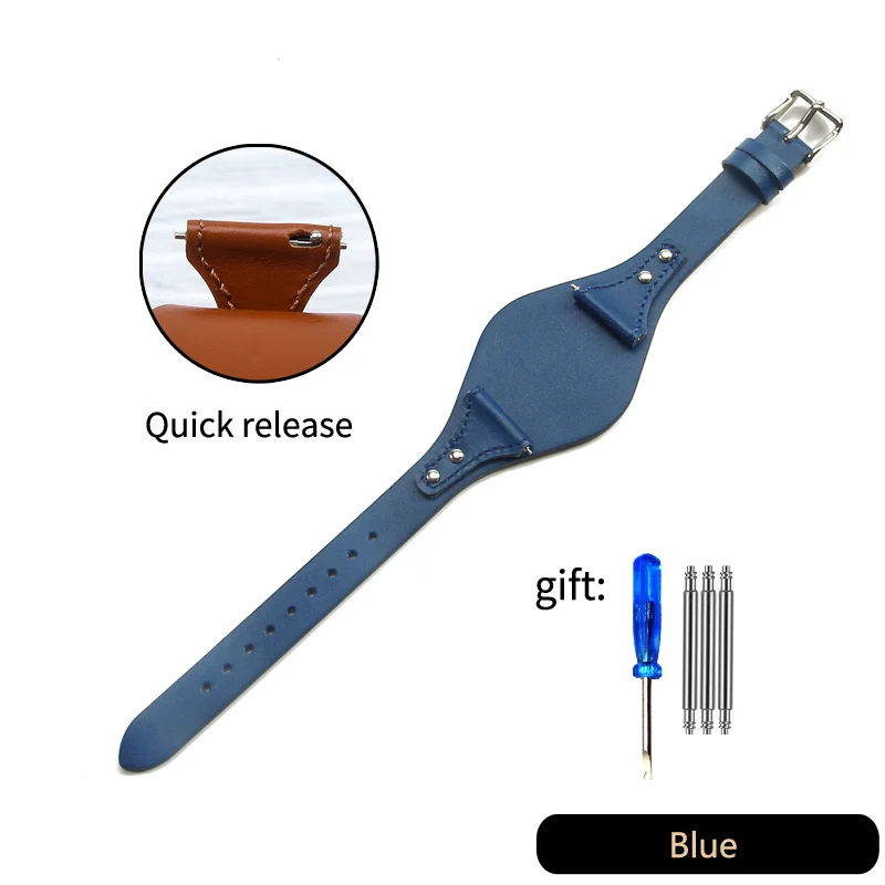Premium Calfskin Strap - 18mm Genuine Leather Women's Watchband