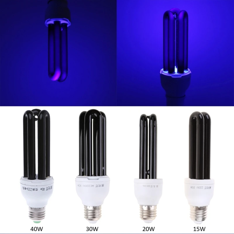 220V 30W E27 Blacklight Light Bulb UV Mosquito Killer Lamp Bulbs