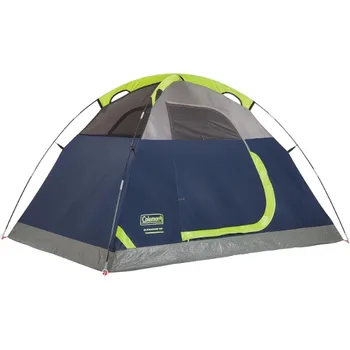 Coleman Sundome Camping Tent, 2/3/4/6 Person Dome Tent with Snag-Free Poles for Easy Setup in Under 10 Mins 2
