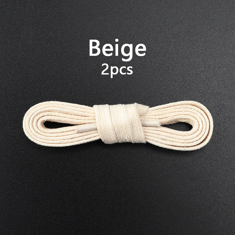 Premium Waterproof Waxed Leather Flat Shoelaces - Unisex Casual and Boot Styles (Multiple Lengths Available)