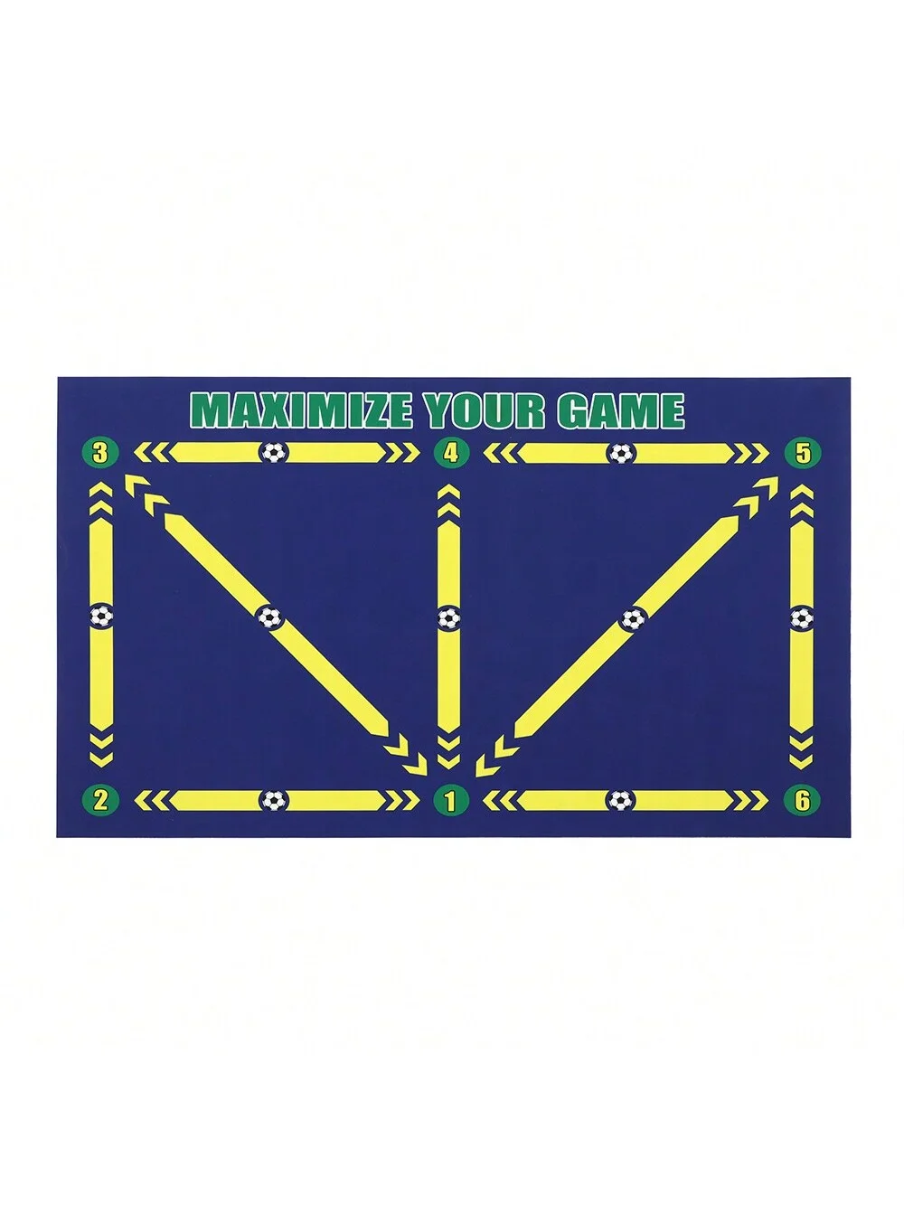 Anti Skid Football Training Mat Footstep and Ball Control Equipment