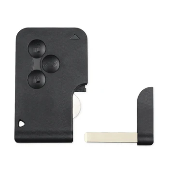 Chip 3 pulsanti Smart Key Card per Renault - KEYYOU 433mhz PCF7947 Chip ID46 3 pulsanti PCB remoto ad ultrasuoni per Smart Key Card