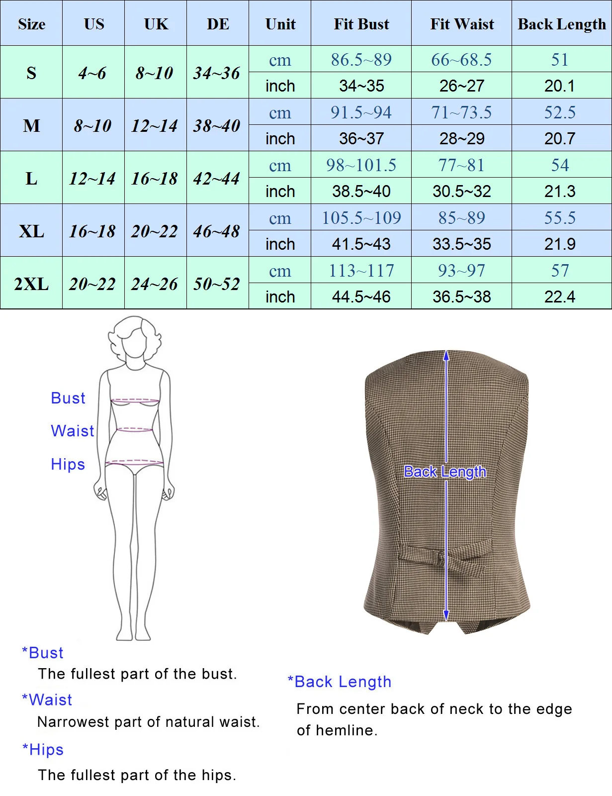 BP Women Vintage Retro Double Breasted Vest Deep V-Neck Handkerchief Hem Vest Coat Sleeveless Slim Jackets Causal Female Clothes