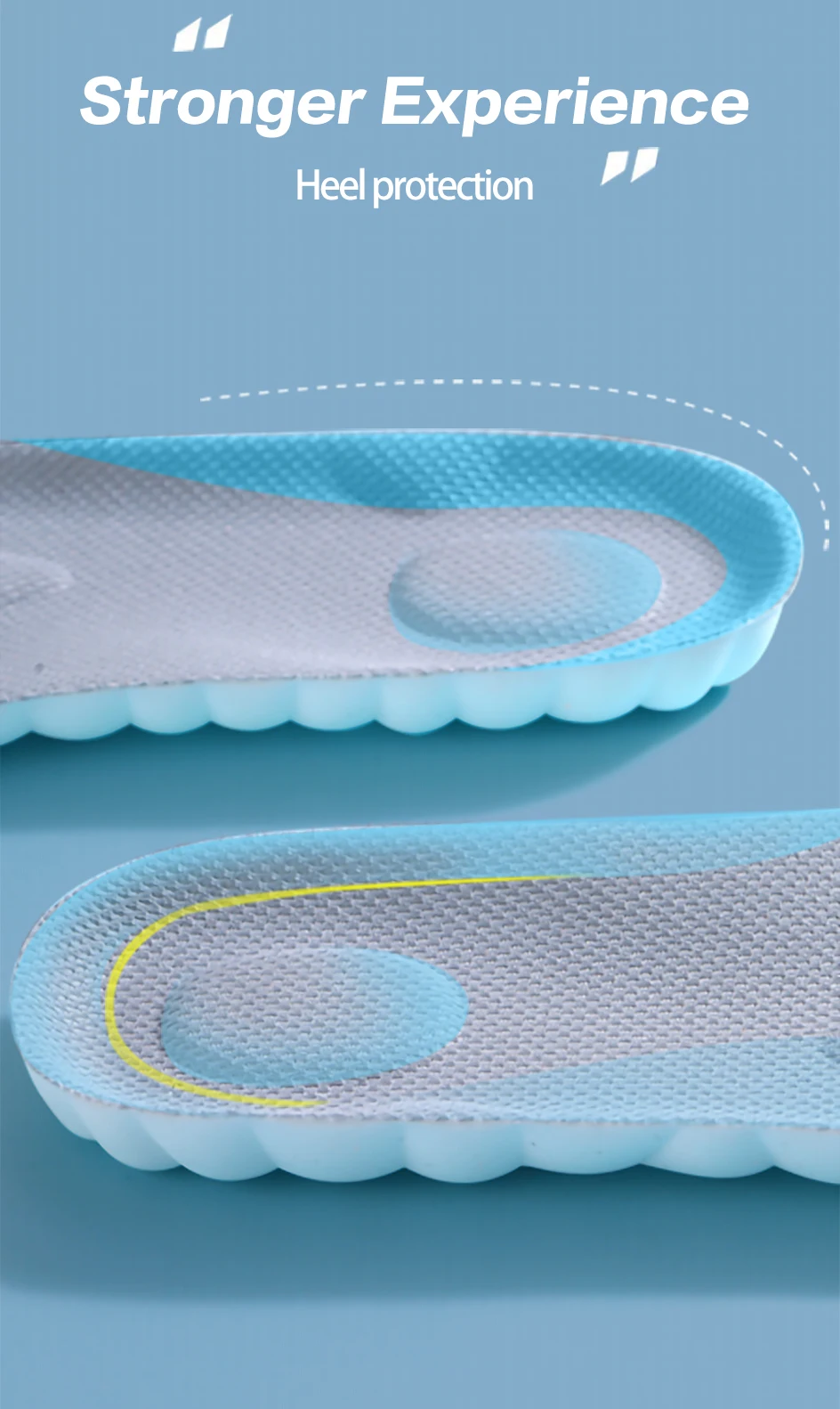 4D Massage Insoles Super Soft Sports Shoes Insole Feet Running Baskets Shoe Sole Arch Support Orthopedic Inserts Unisex Shoe Insoles Orthopedic Insoles