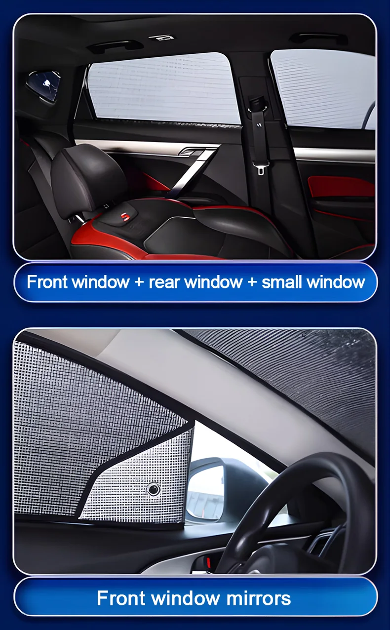 Car Windshield Visor Covers For Dongfeng Nammi Box 01 S31 IVM EX02 Anti-UV Car Full Window Sunshades Accessories