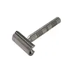 YAQI Raw Color Version Bohemia 316 Stainless Steel Adjustable Baseplate Men Safety Razor 2