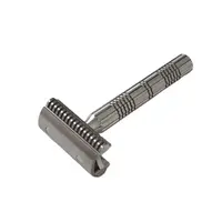 YAQI Raw Color Version Bohemia 316 Stainless Steel Adjustable Baseplate Men Safety Razor 2