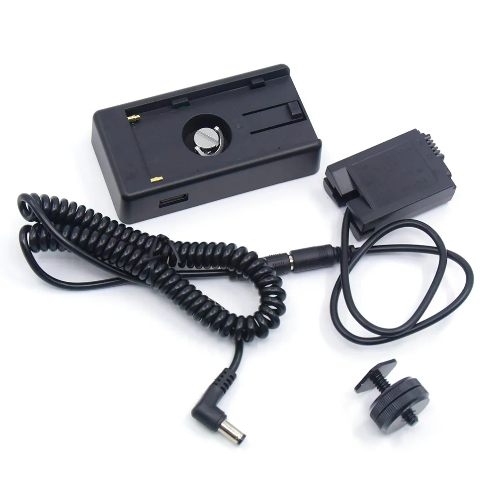 

Комплект пластины адаптера аккумулятора NP F550 F750 F960 F970 с Виртуальный аккумулятор EN-EL25 ENEL25 для цифровой камеры Nikon Z50, ZFC, Z30