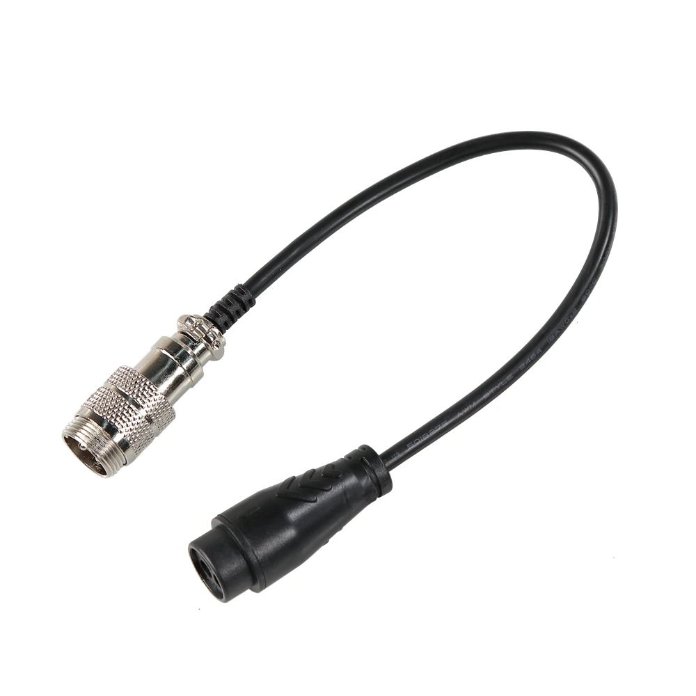 Dualtron & TEVERUN 전기 스쿠터용 충전기 소켓 어댑터는 기존 GX16 플러그를 새로운 M20 플러그 MINIMOTORS 전송 케이블로 전환합니다.