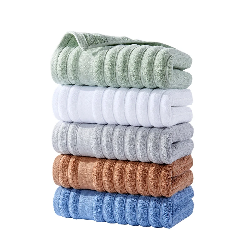 100 Cotton Towels 2 Pack Household Absorbent Soft Padded Cotton