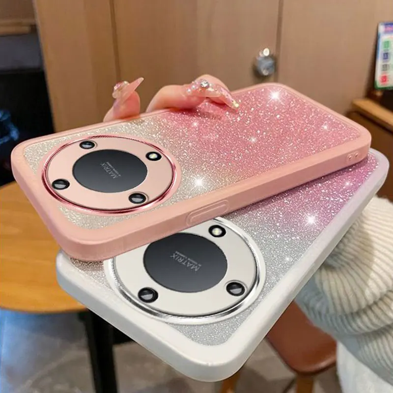 Luxury Case For Honor x9a x9b Phone Cover Shiny Glitter Back