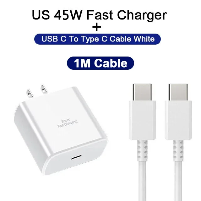 ตัวเลือกสินค้า สายชาร์จ USB Type-C 45W PD สำหรับ Samsung S22/S23 Ultra