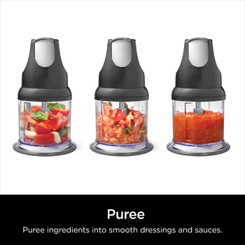 Vegetable Garlic Spice Chopper for Chopping, Mincing and Pureeing for Soups, Sauces, Condiments, Toppings, Dips and More 4
