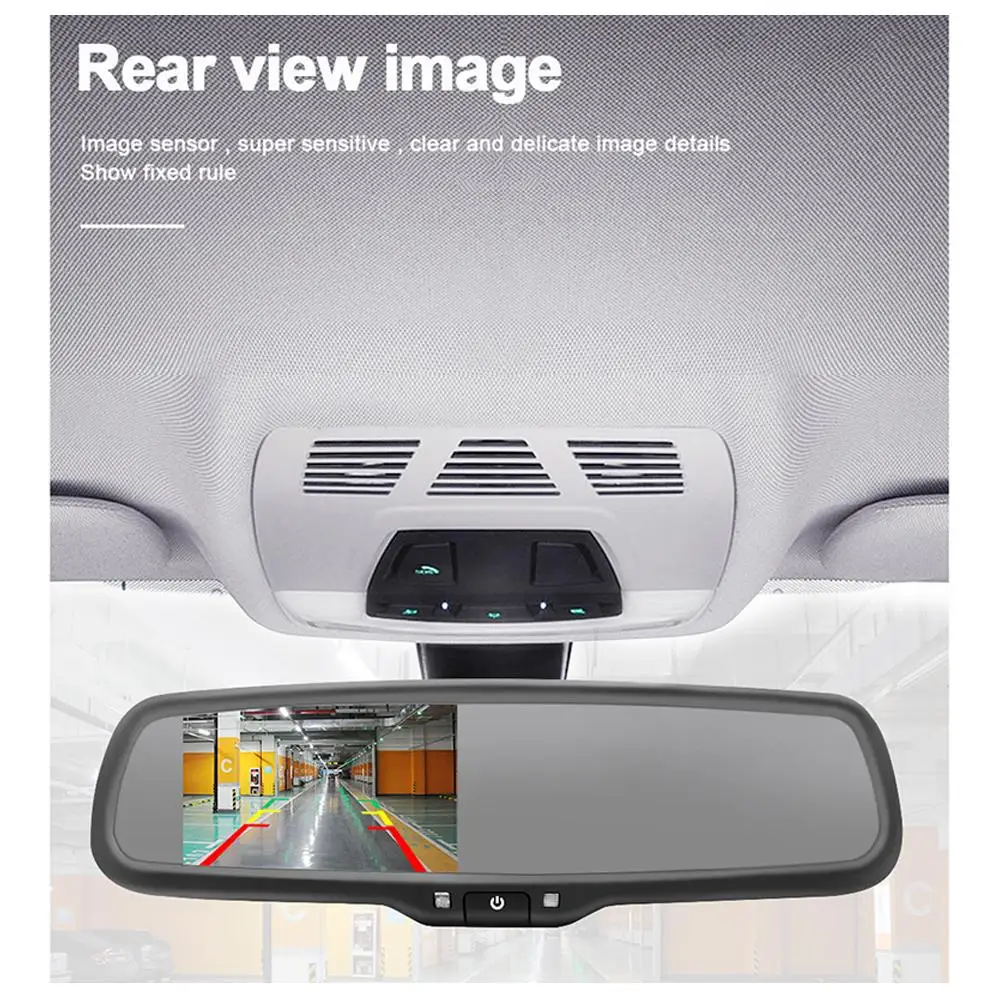 

4.3 Inch Car Mirror Monitor High Brightness Automatic Dimming Reversing Display Rearview Mirror Screen for Backup Camera