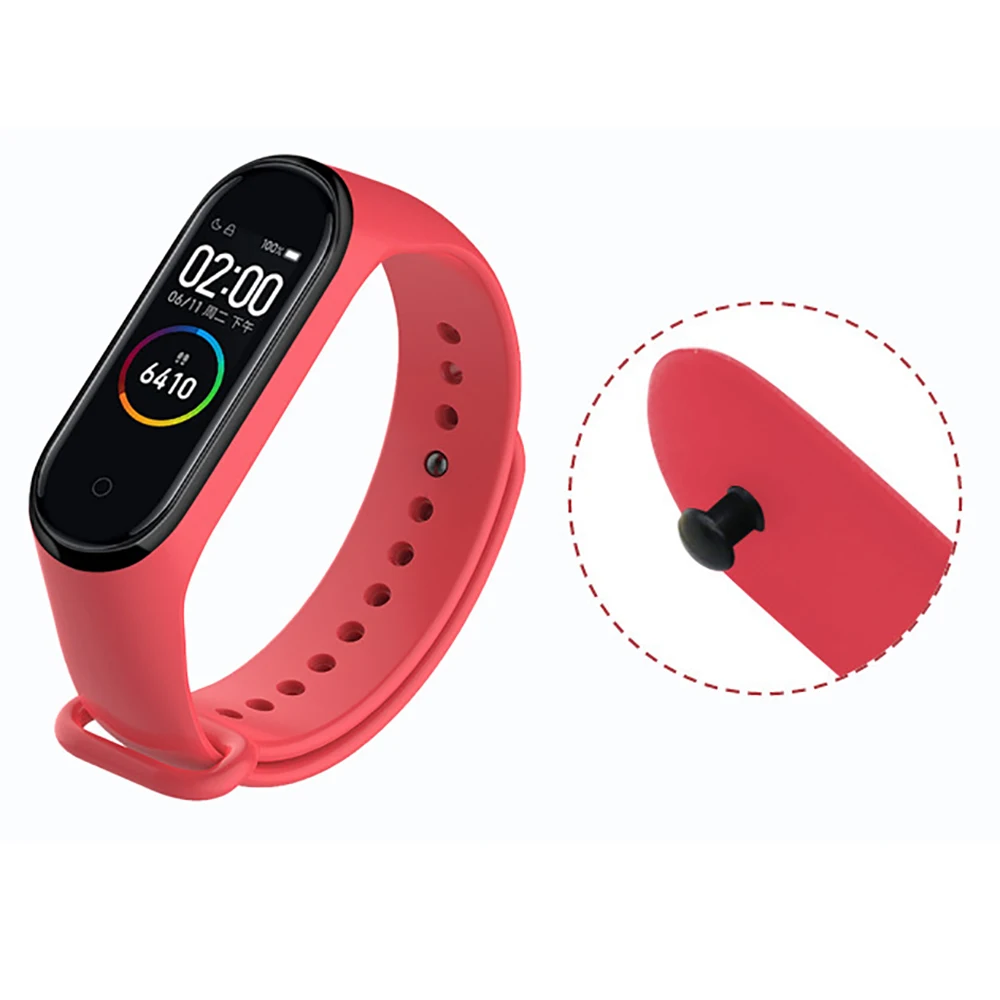 1Pcs Suitable For Xiaomi Bracelet 5 Silicone Strap NFC Smart Bracelet Soft Sports Watch Smart Watch Accessories