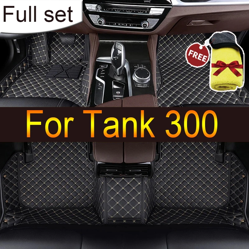 

Fit For Wey Tank 300 2020 2021 2022 2023 2024 Car Floor Mats Waterproof Matt Carpet Rugs Tapetes Auto Accessories Interior Parts