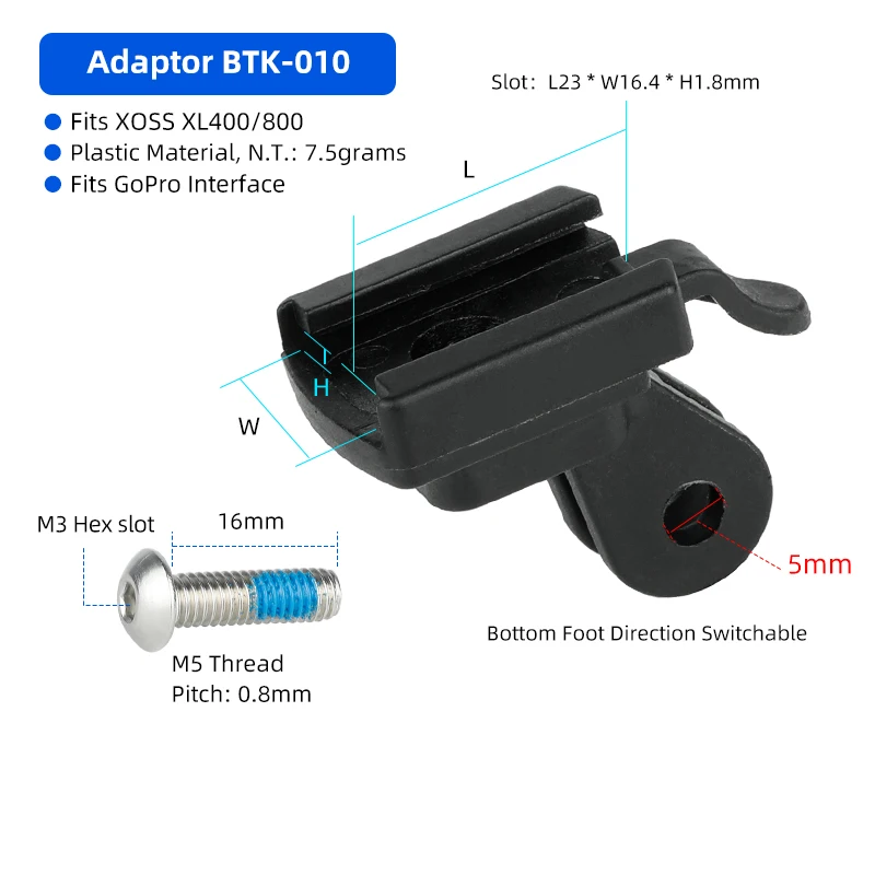 CNC-Machined Bicycle Front Light & Camera Holder