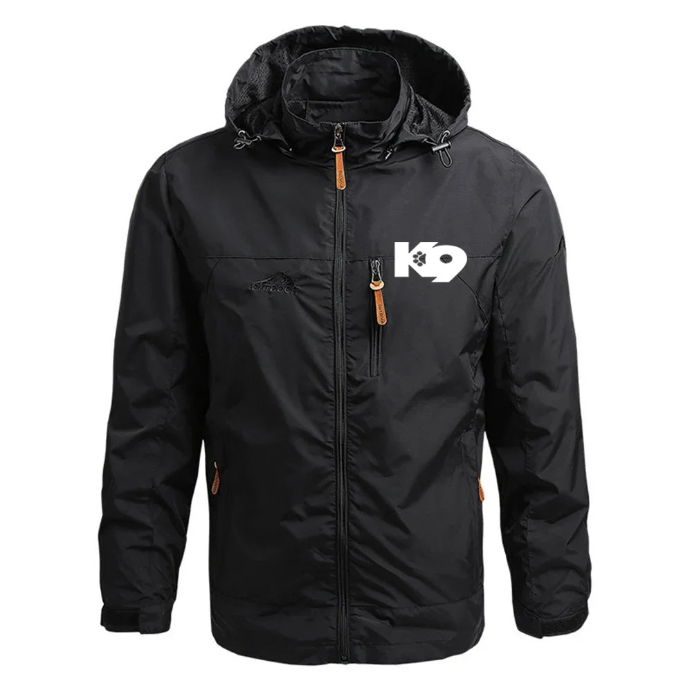 Trainer K9 Team K9 Unit Malinois New Men Primavera E Autunno Fashion Printing Tinta Unita Trench Sports Casual Simplicity