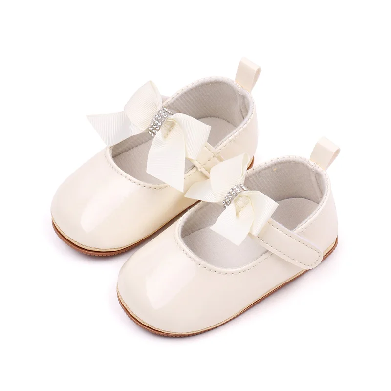 EWODOS Toddler Baby Girls Princess PU Leather Princess Shoes Mary Jane Flats Dress Walking Shoes for Newborn Infant Babies Girls