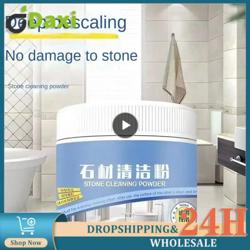 Kitchen Cleaning Agent Solid Powder Powerful All-purpose Easily Purified Cleaning Supply Powder 7x6x6cm 200g
