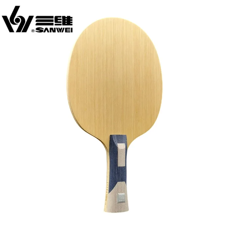 Description Picture 3 of itemSanwei Super 75 with Built-in PBO Carbon Professional Bottom Plate Five Wood Two Table Tennis Carbon Horizontal Racket