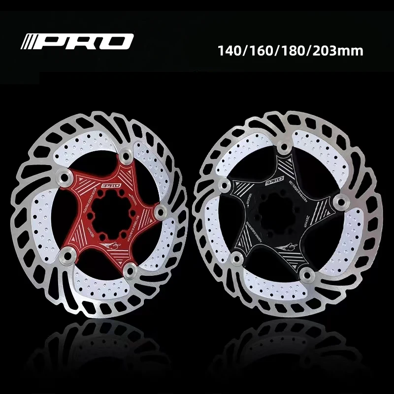 IIIPRO-Rotor de bicicleta flotante de 6 clavos, 140mm/160mm/180mm/203mm ...