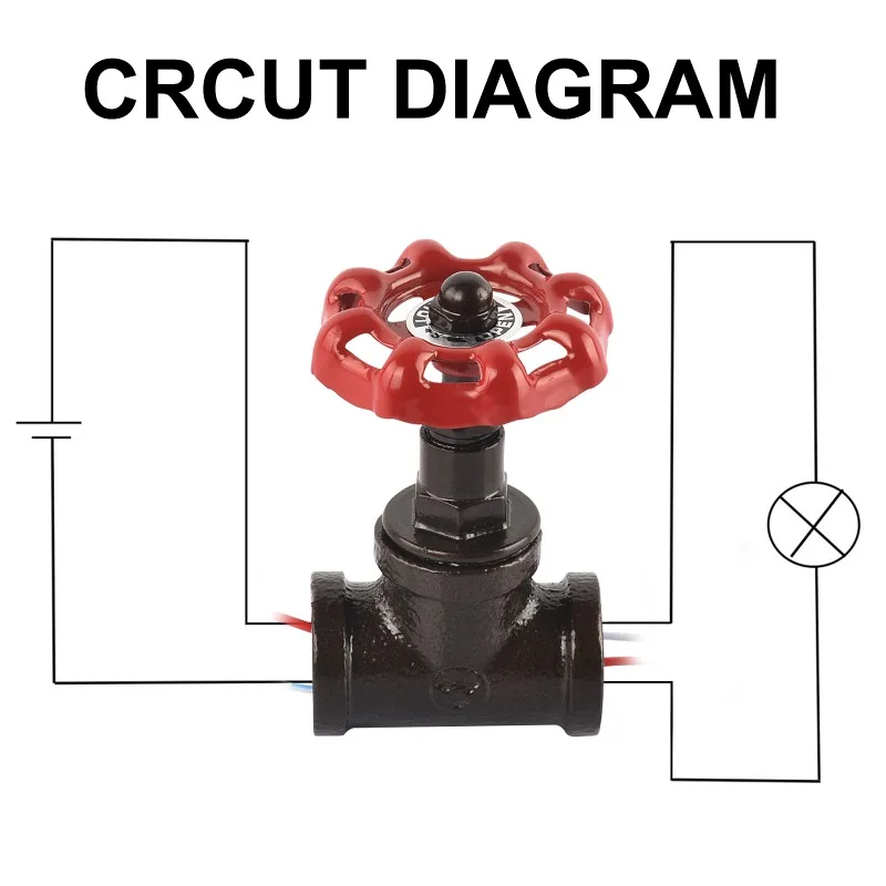 1/2 inch Globe Valve Light Switch with Wires Through Vintage Steampunk Retro Decorative Tools Parts Table Lamp Valves Switch smart light switch