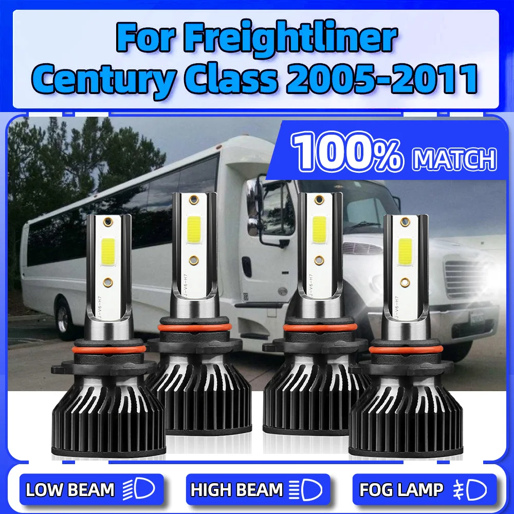 

240W 40000LM LED Headlight 6000K 12V CSP Chips Auto Lamps For Freightliner Century Class 2005 2006 2007 2008 2009 2010 2011