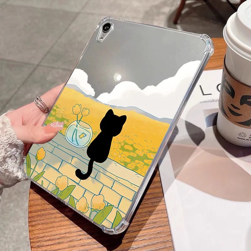 

For Ipad Case Pro 11 12.9 2022 4th 9.7 5th 6th 10.2 7th 8th 9th 10th Generation Funda For iPad Air 5 4 3 2 Cover Kawaii Cat Case