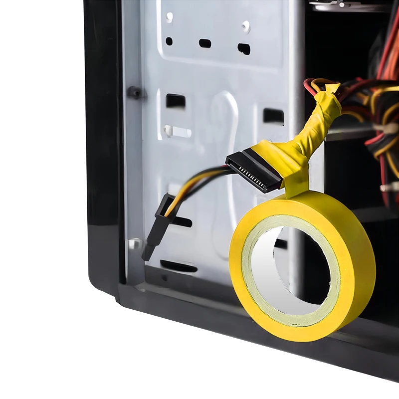 10M/20M Wire Flame Retardant Electrical Insulation Tape PVC Tape Waterproof Self-adhesive Electrician Tape 18mm White Black