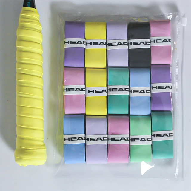PU Tennis Overgrip Padel Racket Handle Skin Rubber Badminton Grip Tape Anti Slip Sweat Band Absorption 6