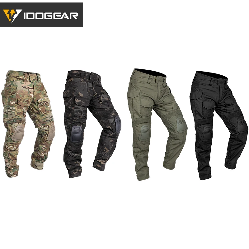 コンバットパンツ G3 IDOGEAR ブラック W32 IDOGEAR G3 コンバットパンツ 膝パッド付き スポーツ タクティコ