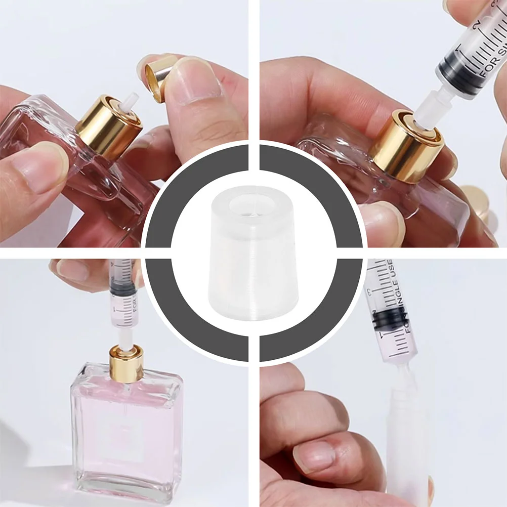 100 Pcs Perfume Dispenser Travel Spray Bottles Liquid Syringe Adapter for Tool Extractor Dispensers Applicator
