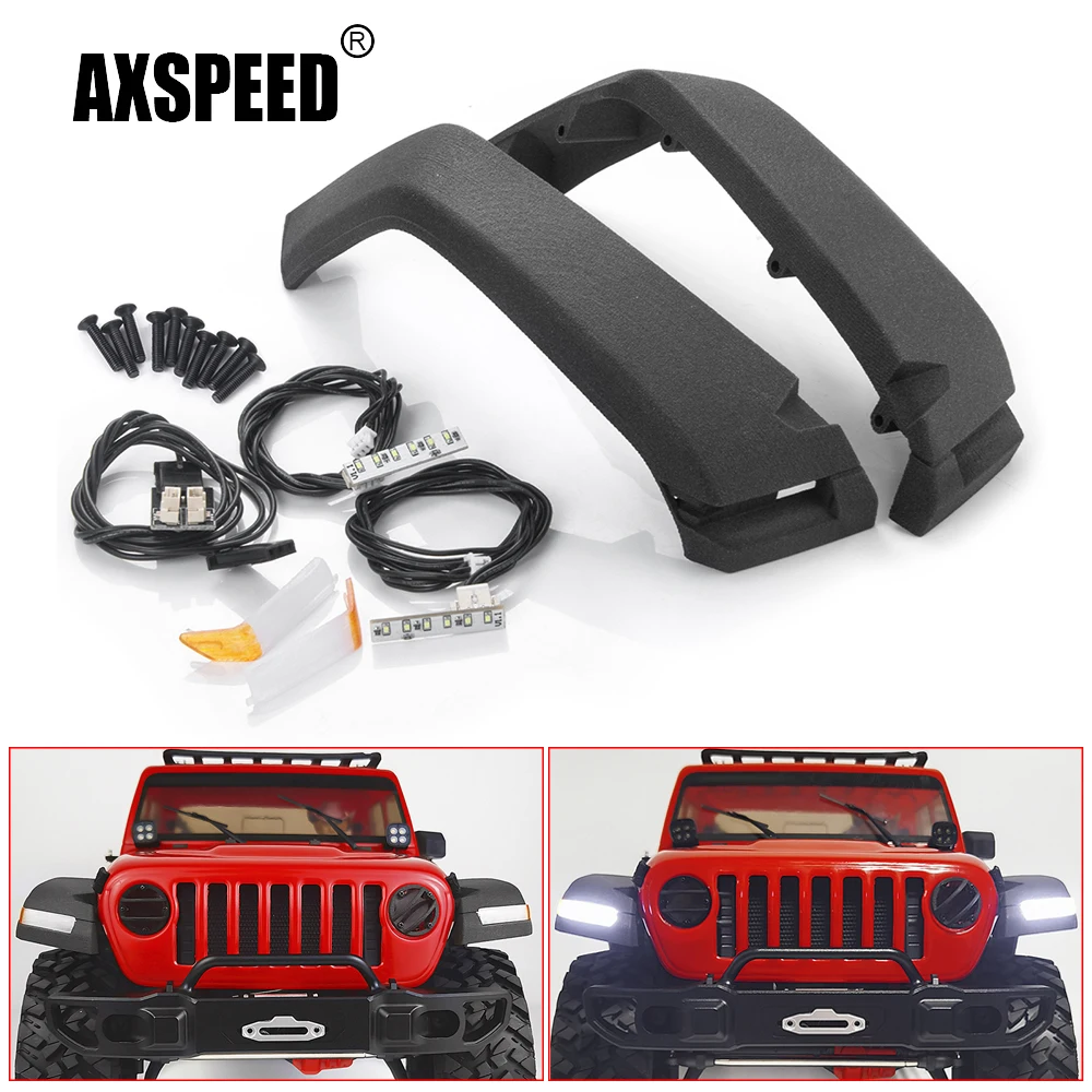 Dilwe Rc Car Fender Flares, Rc Fender Flare Para Axial Scx10
