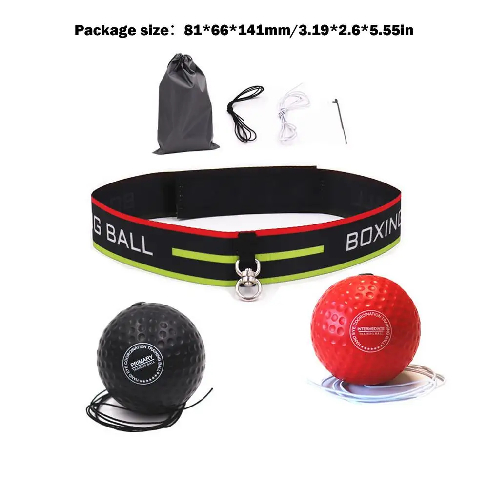 Punching Ball Head-mounted Fighting Speed San&da Training Boxing Reflex Ball Home Fitness Exercise Boxing Equipment Accessories