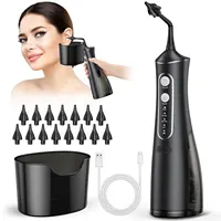 2024 Electric Ear Wax Removal Kit, Water Powered Ear Cleaning Tool with Irrigation Flusher 4 Pressure Settings Safety Ear Washer 1