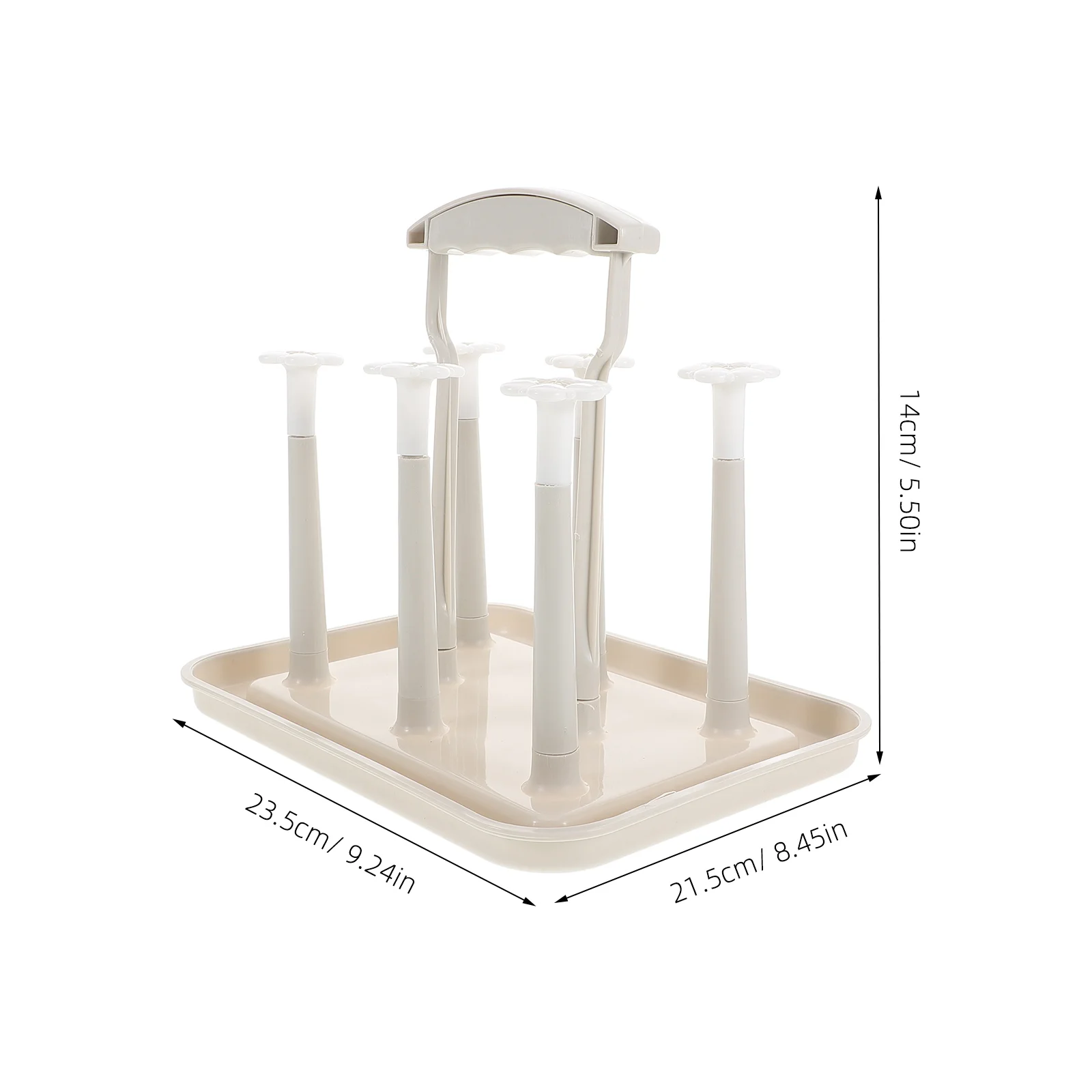 Multifunctional Cup Holder Bottle Rack Kitchen Baby Milk Drying Stand Storage Shelf Mug Racks Counter Bottle Drying Racks