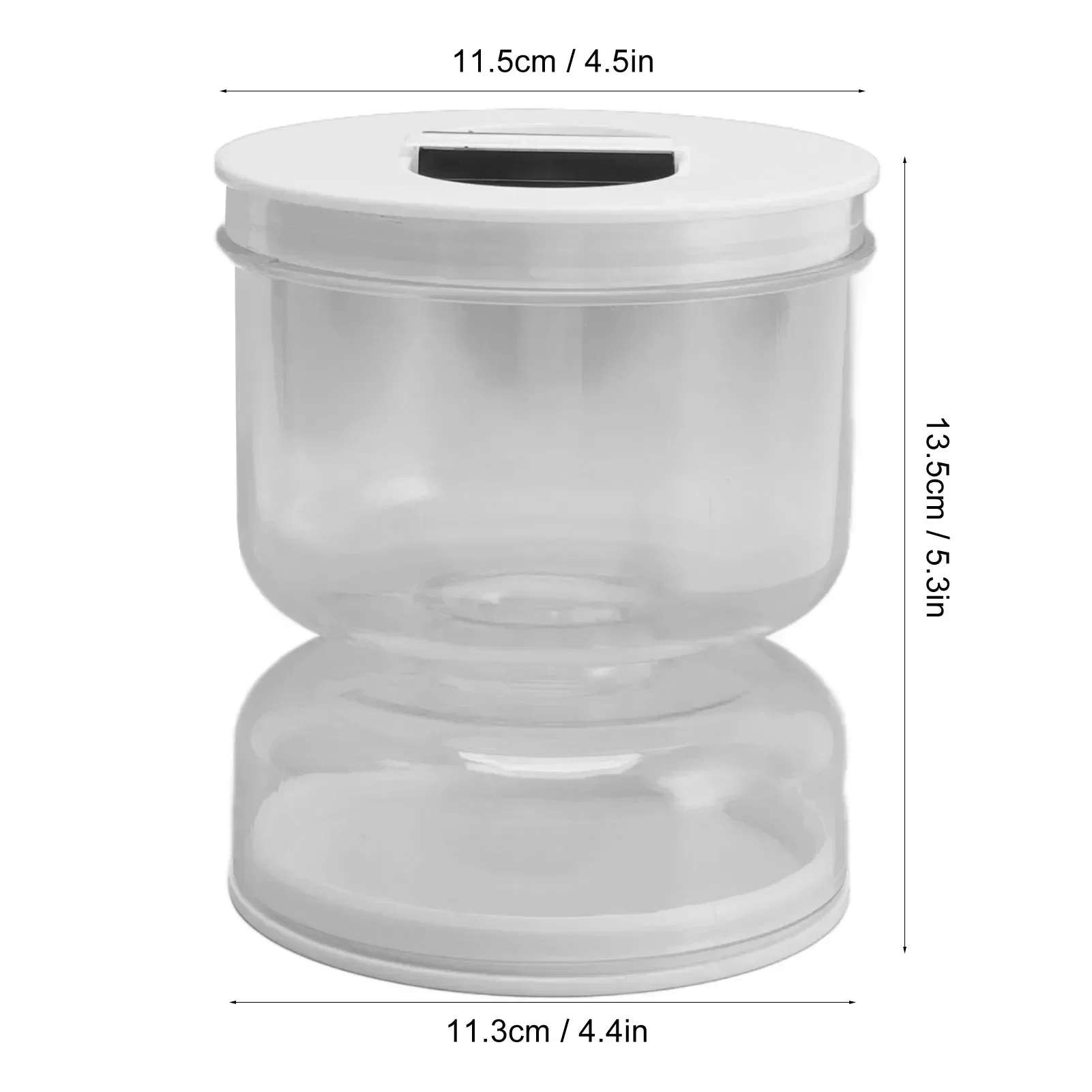 Travelwant Pickle and Olive Hourglass Jar Juice Separator Pickle